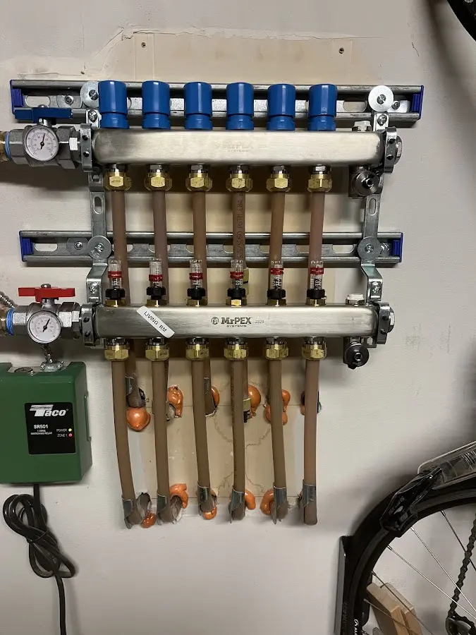 Plumber performing Gas Line Installation at a residential property in Bothell East